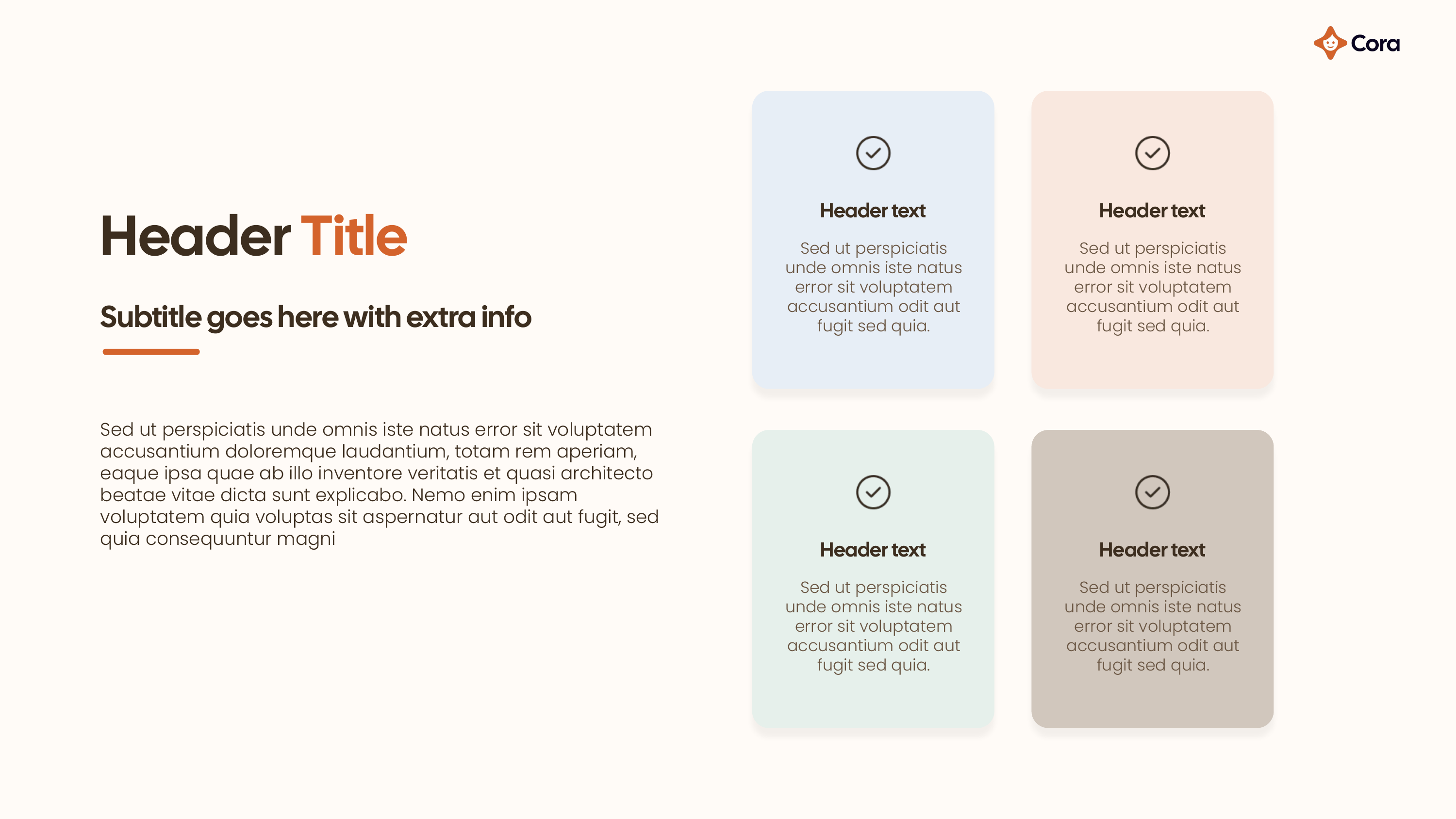 Content layout