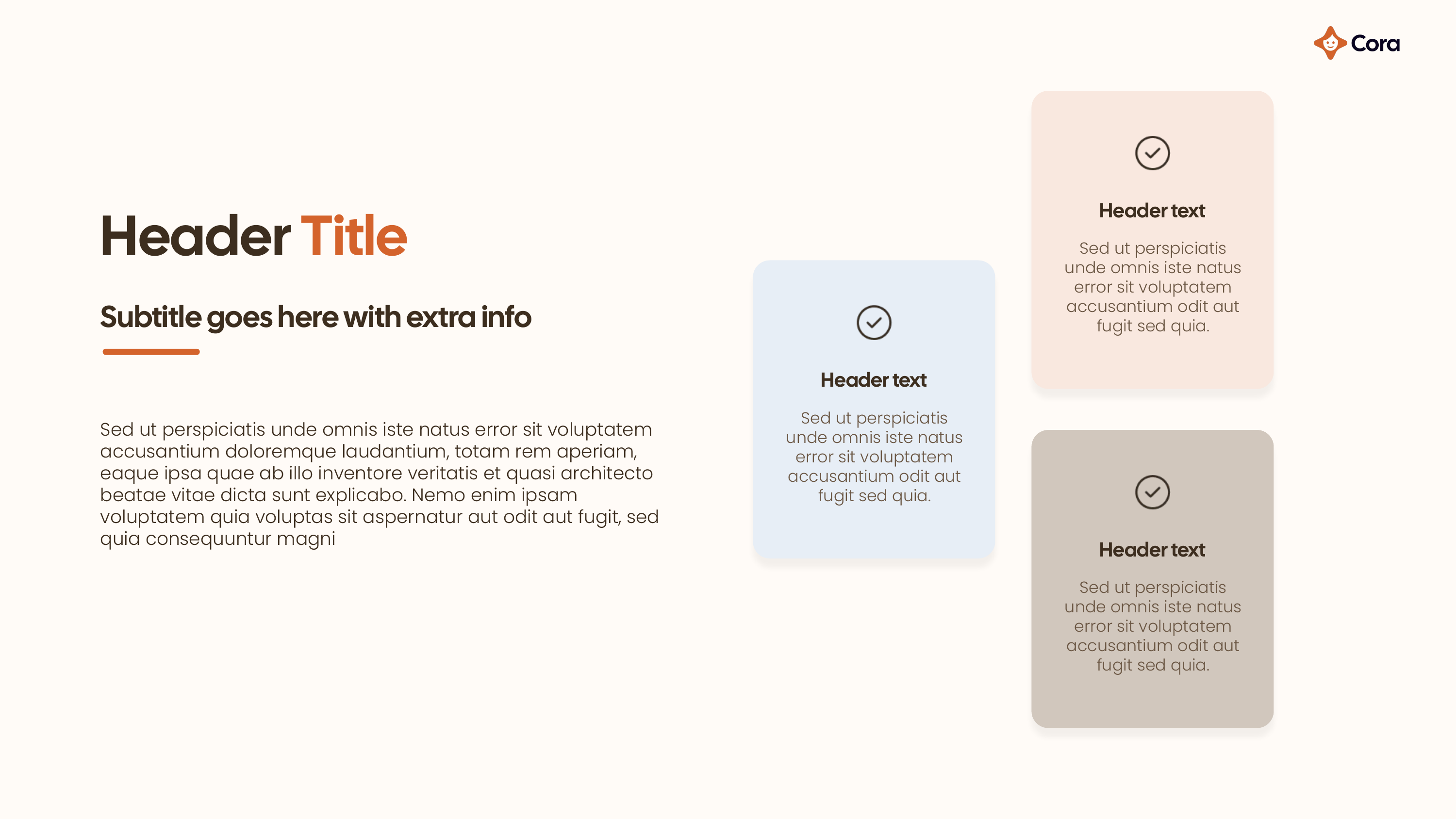 Content layout