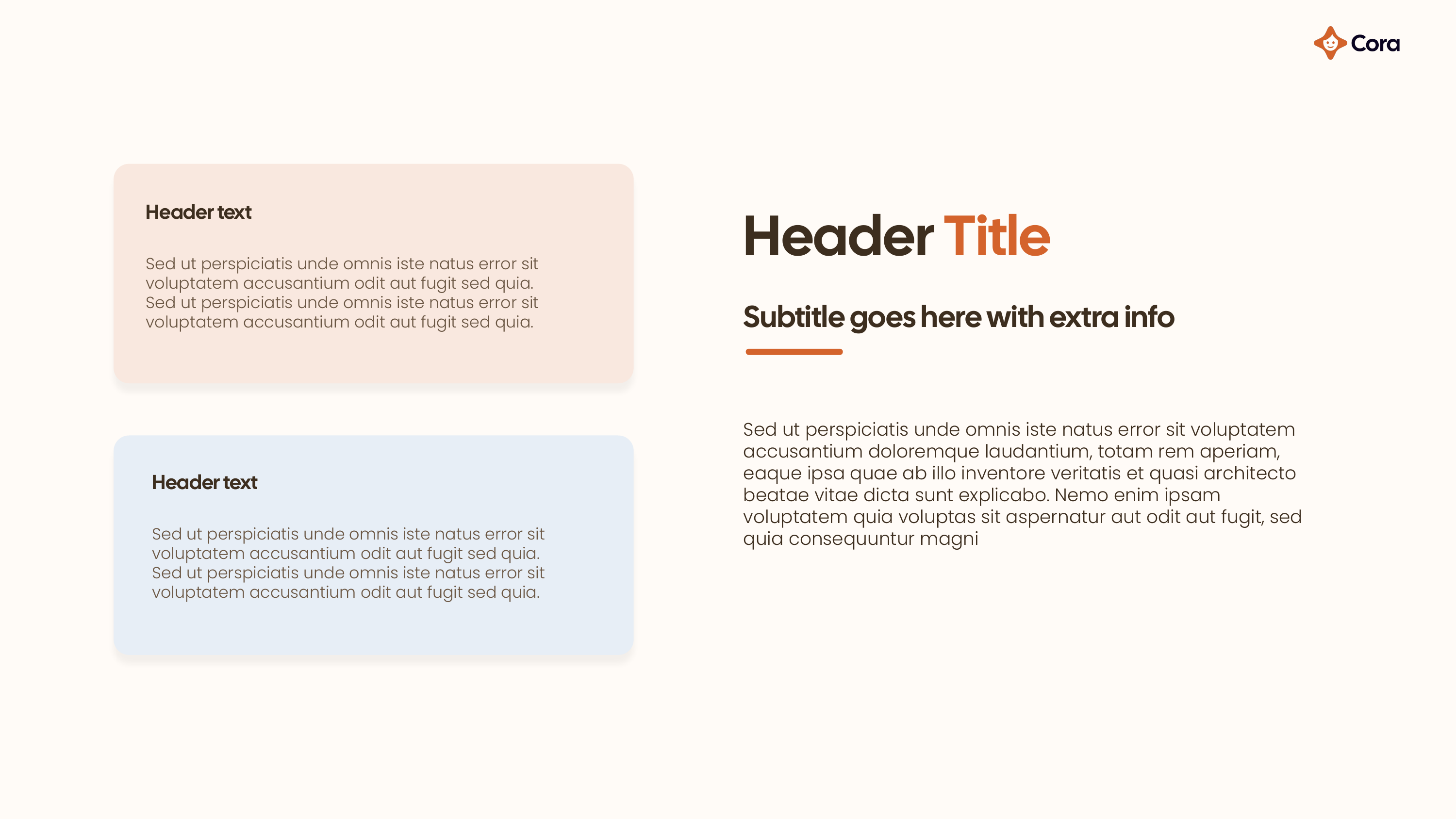 Content layout