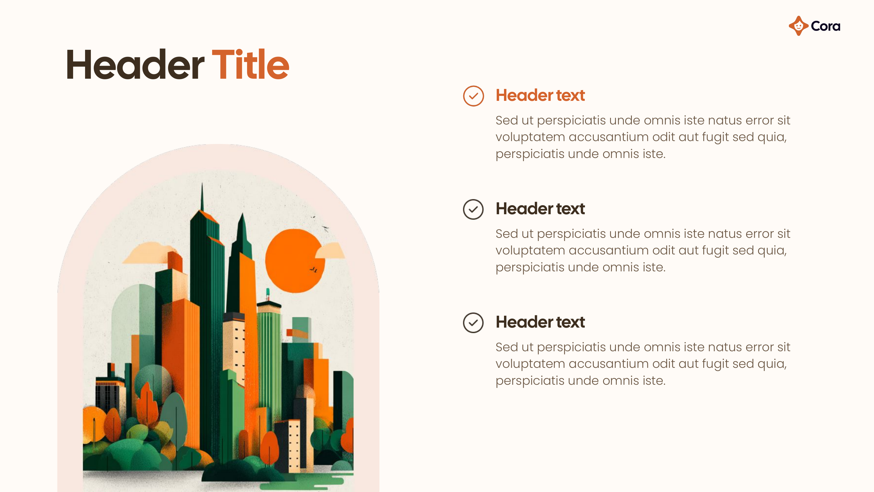 Content layout