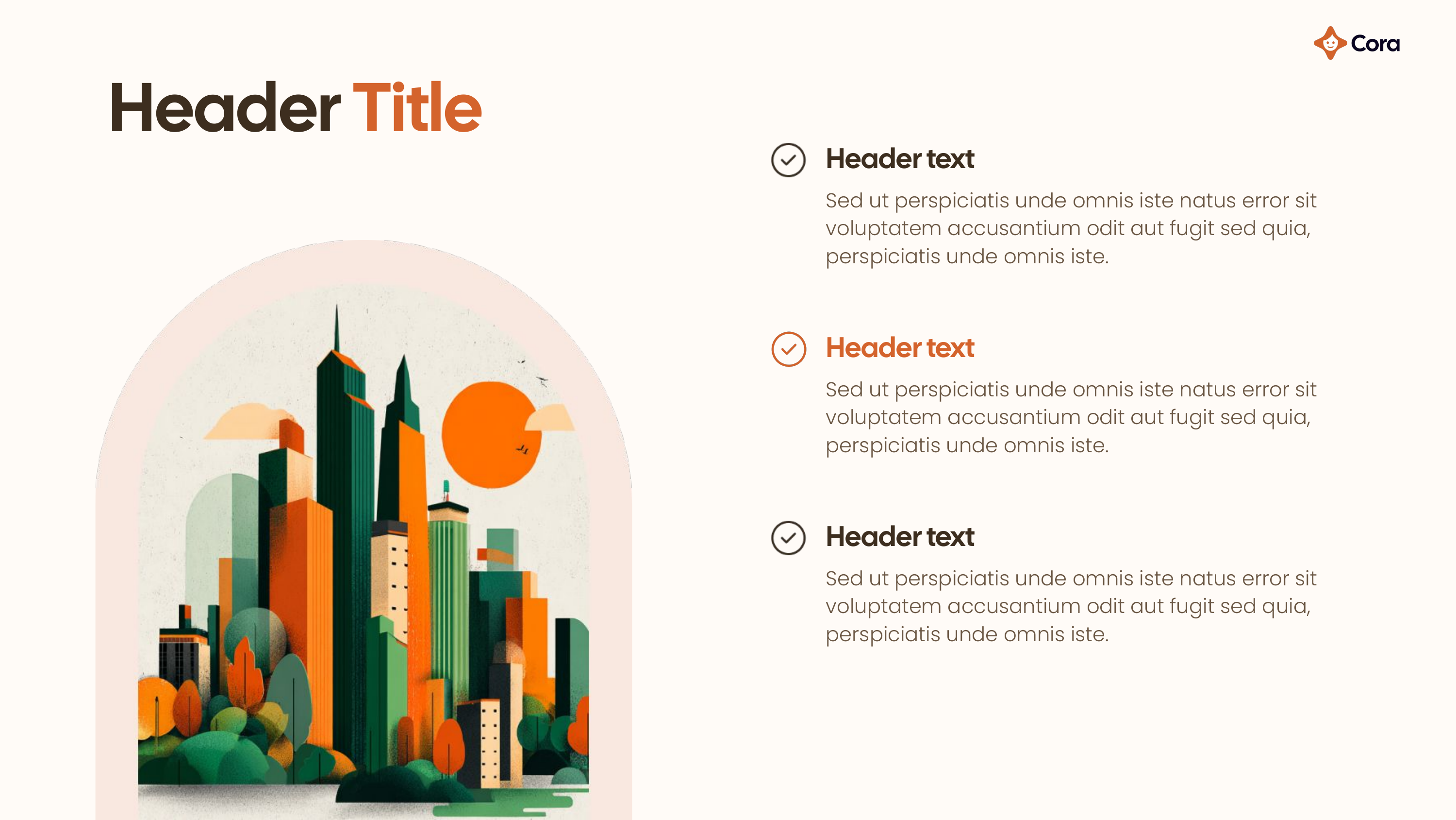 Content layout