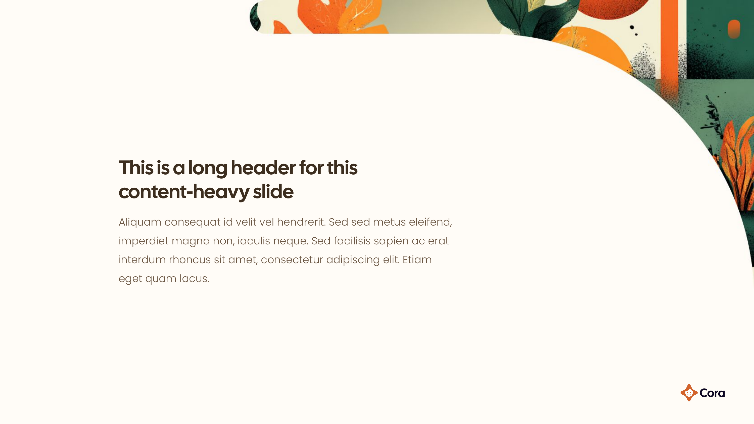 Content layout