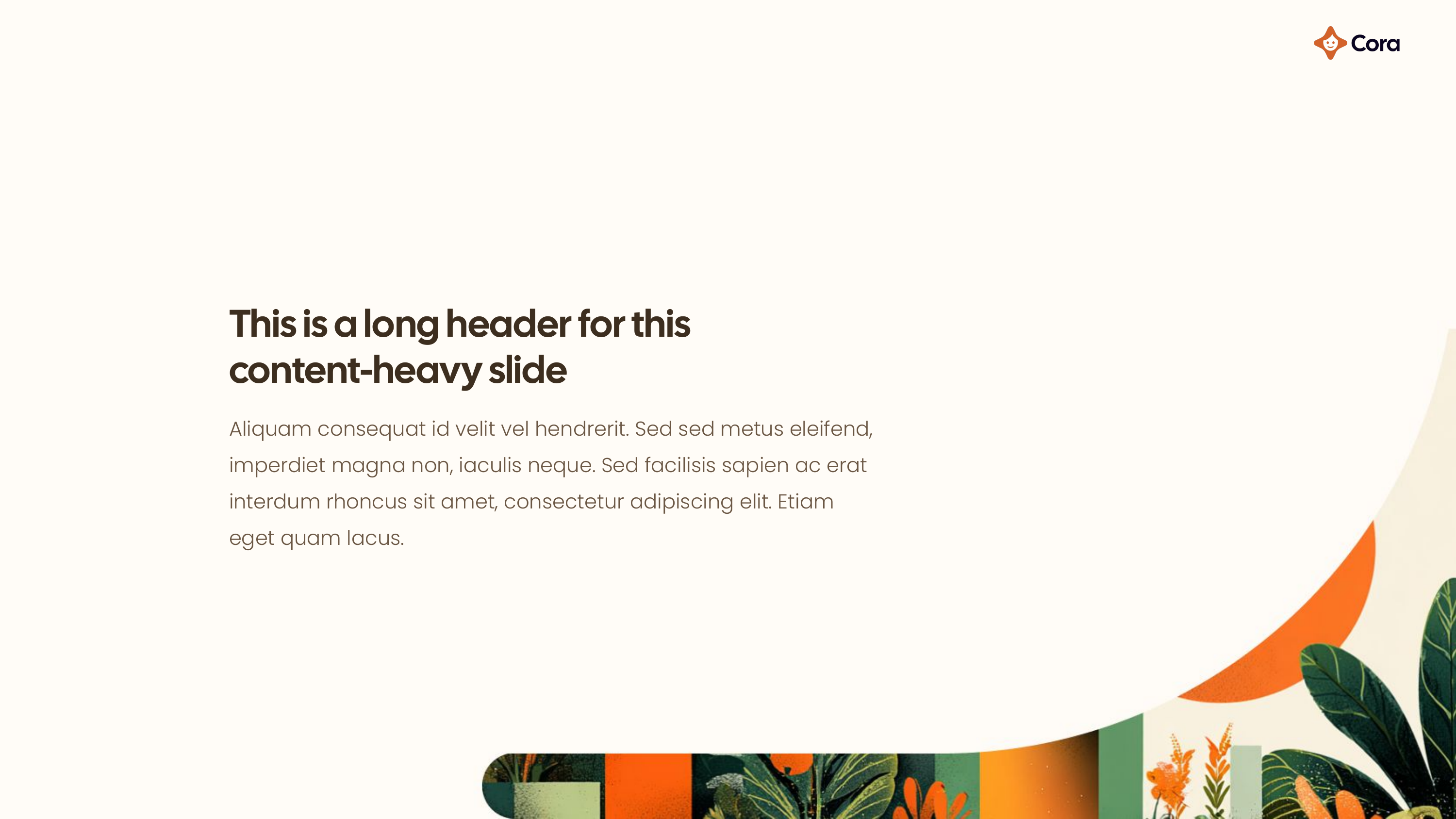 Content layout