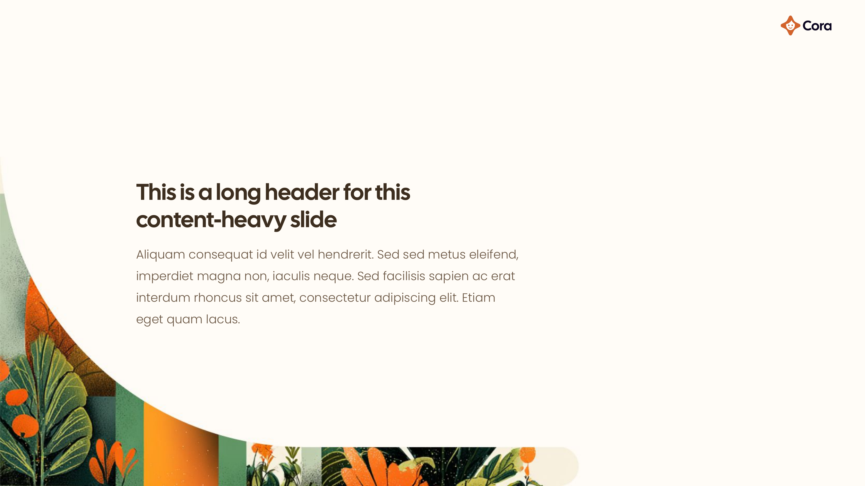 Content layout